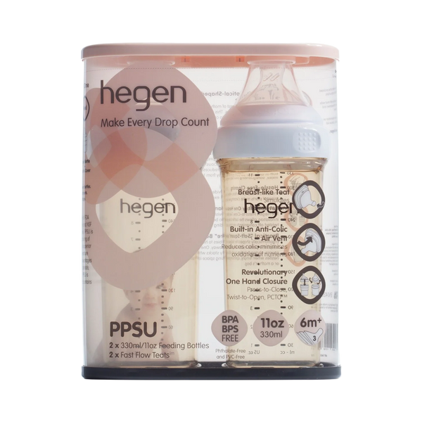 Hegen PCTO™ 330ml/11oz Feeding Bottle PPSU, 2-Pack